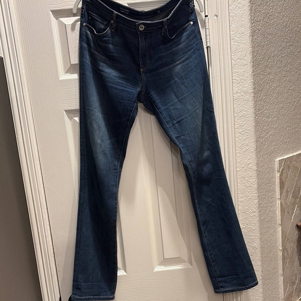 AG Harper Simply Straight Women's Blue Jeans